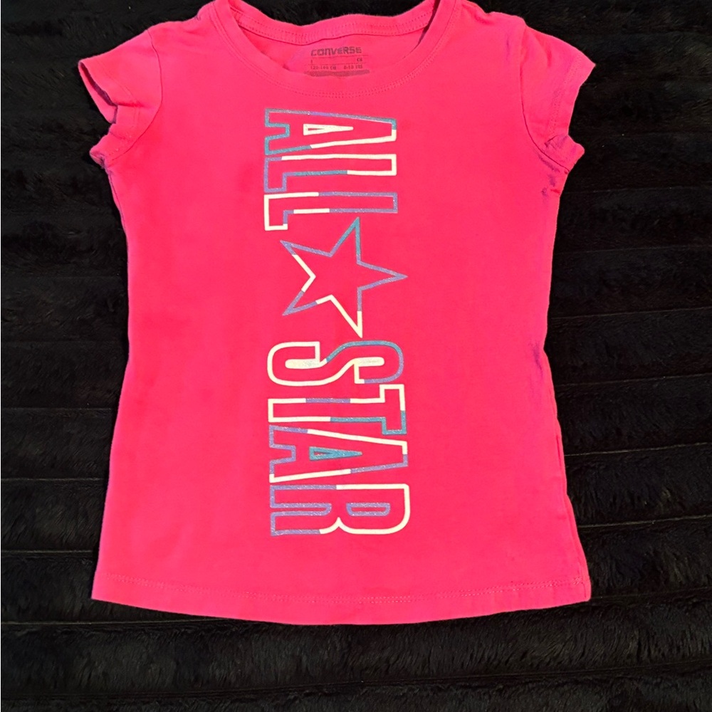 Converse Kids Bright Pink All Star Tee